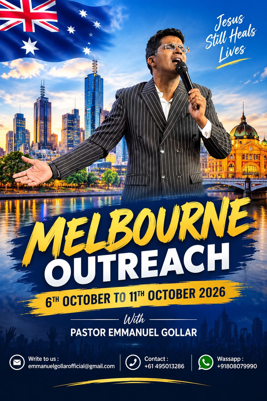 Melbourne Outreach 6th-11th October 2026