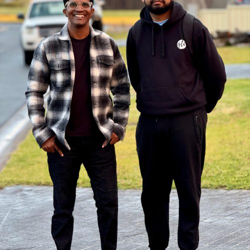 Pastor Emmanuel Gollar & Emmanuel Joseph on the way to Fiji