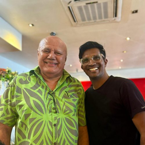 Pastor Emmanuel Gollar had the honour to meet the Deputy Prime Minister & Minister for Tourism & Civil Aviation, Honourable Viliame Gavoka, in his recent visit to Fiji