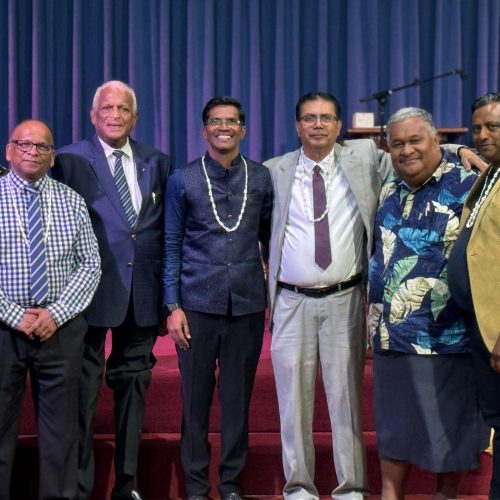 With Pastors in Fiji